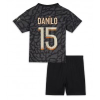 Camiseta Paris Saint-Germain Danilo Pereira #15 Tercera Equipación para niños 2023-24 manga corta (+ pantalones cortos)
